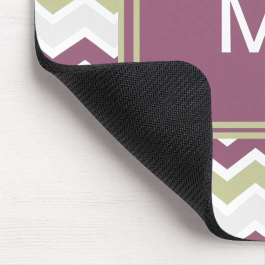 monogram Chevron Brick Muismat (Hoek)