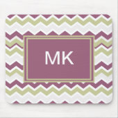 monogram Chevron Brick Muismat (Voorkant)
