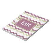 monogram Chevron Brick Notitieblok (Linkerzijde)