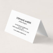 Monogram | Chevron Glitter | Gebeurtenisplanner Visitekaartje (Achterkant)