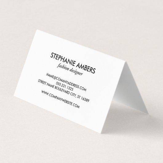 Monogram | Chevron Glitter | Gebeurtenisplanner Visitekaartje (Achterkant)