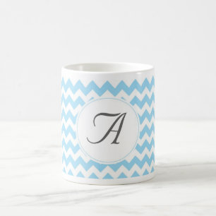 Monogram Chevron Initialen Koffiemok