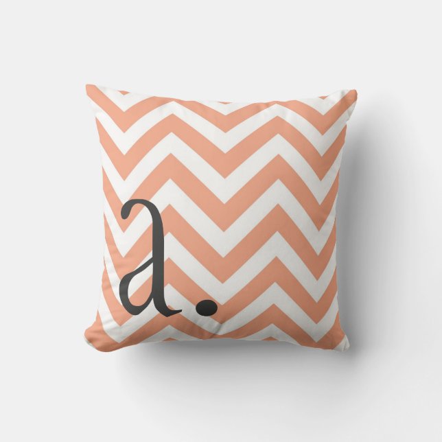 Monogram Chevron Pillow Kussen (Voorkant)