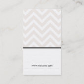 Monogram | Chevron Visitekaartje (Achterkant)