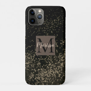 Monogram Chic Gold Confetti Case-Mate iPhone Case