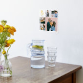 Monogram Chic Multi Photo White Folie Afdrukken (Laag (Keuken))