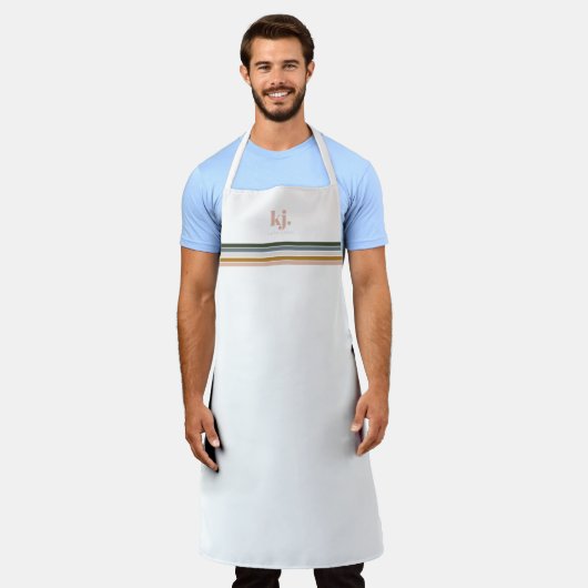 Monogram Chic Retro Stripes Schort (Gedragen)