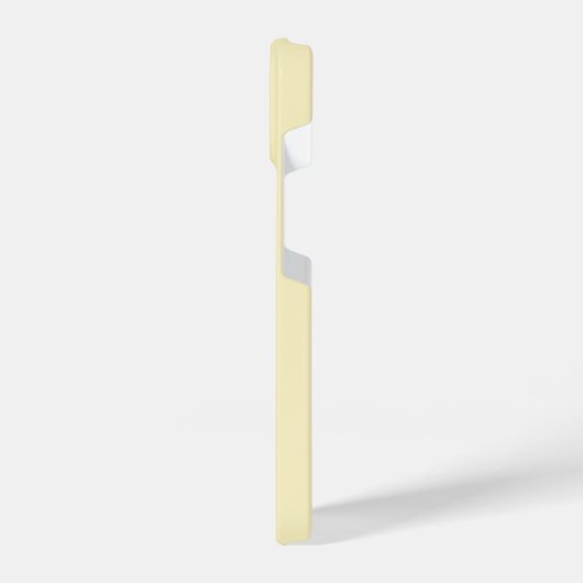 Monogram  Chic Yellow iPhone Hoesje (Linkerkant)