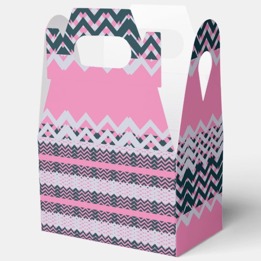 Monogram chique groovy bedankdoosjes (Open)