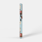 Monogram Chocolade Snoep suikerwerk Samsung Galaxy Hoesje (Rechterkant)