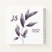 Monogram Christelijk Tijdschrift met Paarse Botani Notitieboek (Achterkant)