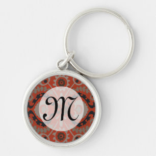 Monogram   Cinnabar Suzani I Sleutelhanger
