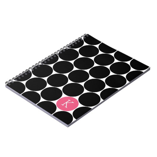 Monogram Circle Custom Notitieboek (Linkerzijde)