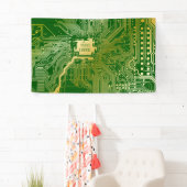 Monogram Circuit Motherboard Electronics Chip Tech Spandoek (Insitu)