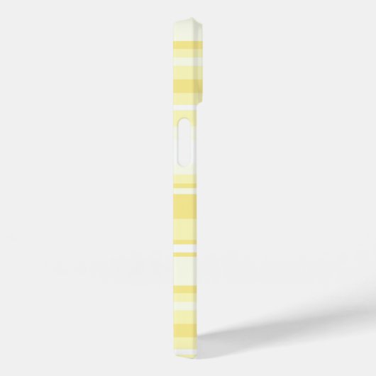 Monogram citroengele strepen Case-Mate iPhone case (Achterkant / Rechts)