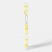 Monogram citroengele strepen Case-Mate iPhone case (Achterkant / Links)