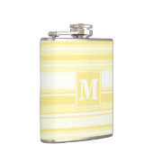 Monogram citroengele strepen heupfles (Rechts)