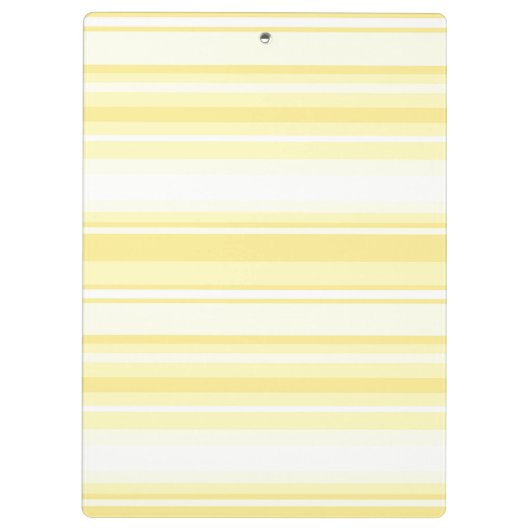 Monogram citroengele strepen klembord (Achterkant)