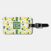 Monogram Citrus patroon Bagagelabel (Voorkant horizontaal)