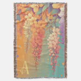 Monogram Citrus Sunset Wisteria Deken
