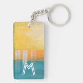 Monogram | Citrusvelden I Sleutelhanger (achterkant)