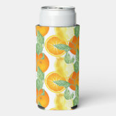 Monogram Citrusvruchten Seltzer Blikjeskoeler (Seltzer Achterkant)