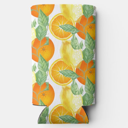 Monogram Citrusvruchten Seltzer Blikjeskoeler (Achterkant)