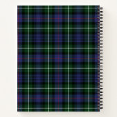 Monogram Clan MacKenzie Tartan Gepersonaliseerd Notitieboek (Achterkant)