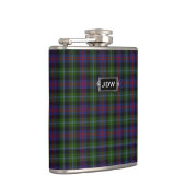 Monogram Clan Wellington Tartan Plaid Fles Heupfles (Rechts)