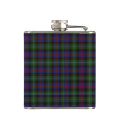 Monogram Clan Wellington Tartan Plaid Fles Heupfles (Achterkant)