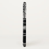 Monogram Clarinet Black en White Case-Mate iPhone Case (Achterkant / rechts)