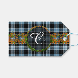 Monogram Clark Tartan Cadeaulabel