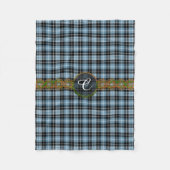 Monogram Clark Tartan Fleece Deken (Voorkant)