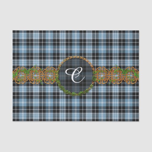 Monogram Clark Tartan Tissuepapier (Voorkant)
