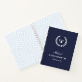 Monogram Classic Elegant Business Spiral Notitiebo Notitieboek (Binnen)