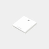 Monogram Classic Elegant Post-it Notes (Schuin)