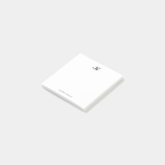 Monogram Classic Elegant Post-it Notes