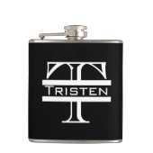 Monogram Classic Initiaal Modern Heupfles (Voorkant)