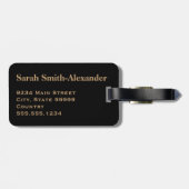 Monogram Classic Travel  Wereldkaart Bagagelabel (Achterkant horizontaal)