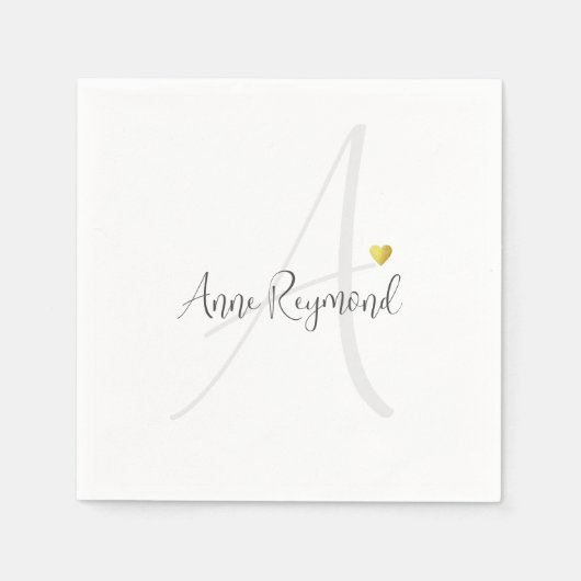 Monogram Clean Light Servet (Voorkant)