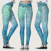 Monogram Cloudy Fog & Wave 0916 Leggings