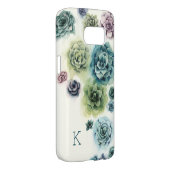 Monogram | Cluster Succulenten Case-Mate Samsung Galaxy Hoesje (Back/Rechts)
