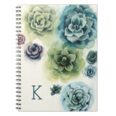 Monogram | Cluster Succulenten Notitieboek (Voorkant)