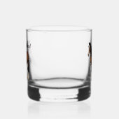Monogram Clydesdale Draft Horse Animal Boerderij Whisky Glas (Links)