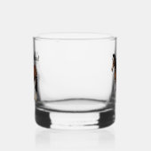 Monogram Clydesdale Draft Horse Animal Boerderij Whisky Glas (Rechts)