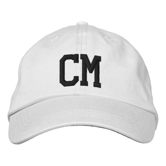 MONOGRAM CM HATS GEBORDUURDE PET (Voorkant)