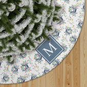 Monogram Coastal Crab Christmas Lights Kerstboom Rok