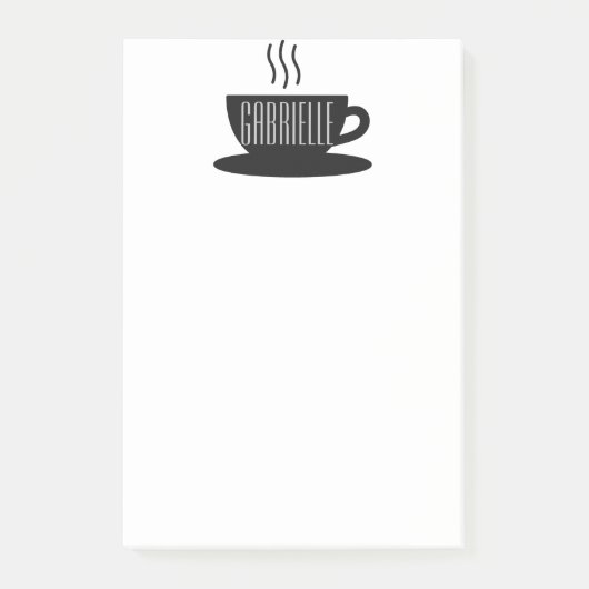 MONOGRAM COFFEE Post-it Notes (Voorkant)