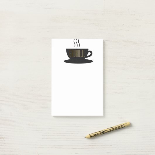 MONOGRAM COFFEE Post-it Notes (Op bureau)