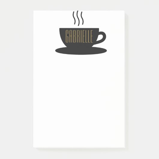 MONOGRAM COFFEE Post-it Notes (Voorkant)